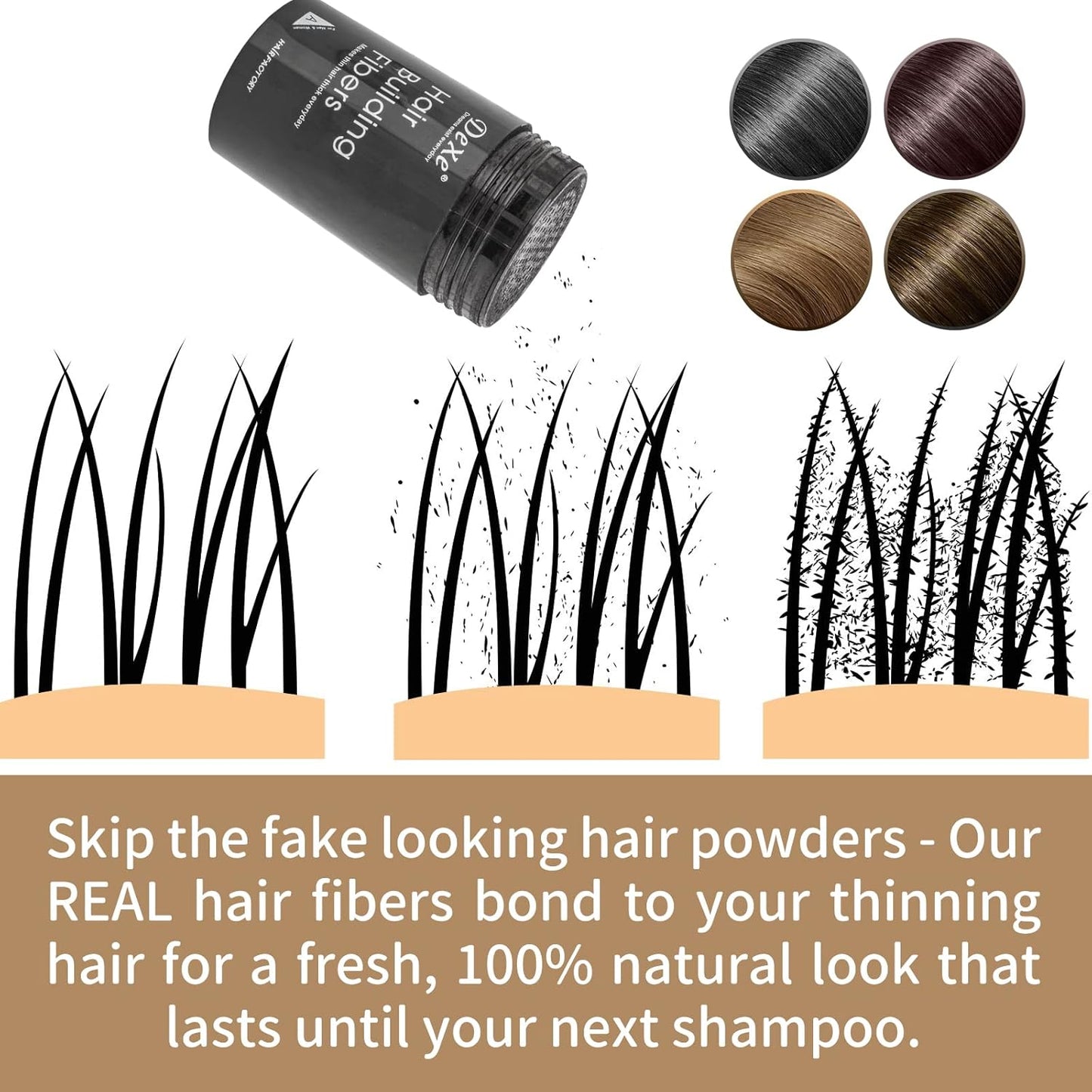 Hair Fibers for Thinning Hair